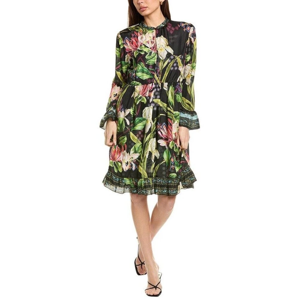 Johnny Was Floral Multicolor Dress